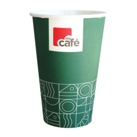 MyCafe Single Wall Non Plastic Hot Cups 16oz 50 Pack MYC10286 F