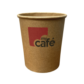 Mycafe Kraft Single Wall Hot Cup 350ml 50 Pack 830873 F