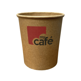 Mycafe Kraft Single Wall Hot Cup 350ml 50 Pack 830874 F