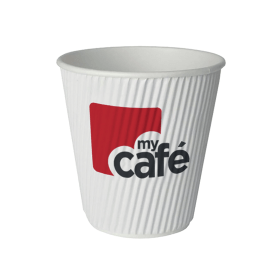 Mycafe Ripple Wall Hot Cup 350ml 500 Pack 478715 F