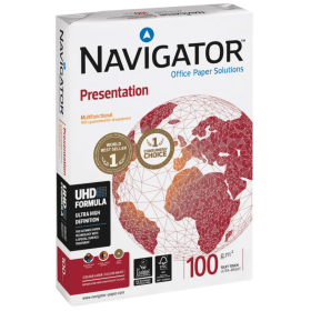Navigator Presentation NAVA3100 A3 White Copy Paper 100gsm 500 Sheets PPR10486 F