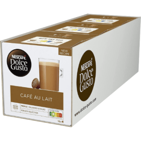 Nescafe Dolce Gusto Cafe au Lait Coffee Pods 48 Pack 501832 F