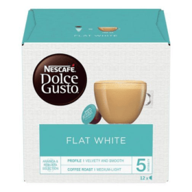 Nescafe Dolce Gusto Flat White Coffee Pods 36 Pack 830468 F