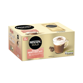 Nescafe Gold Cappuccino Unsweetened Instant Coffee Sachets 50 Pack 106470 F