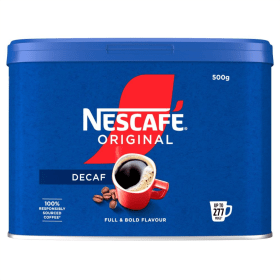Nescafe Original Decaffeinated Instant Coffee 500g 189070 F