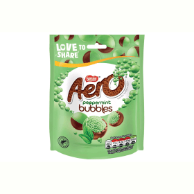 Nestle Aero Bubbles Peppermint Milk Chocolate Sharing Bag 92g 893647 F