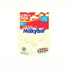 Nestle Milkybar White Chocolate Giant Buttons Sharing Bag 94g 794521 F