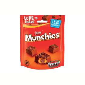 Nestle Munchies Milk Chocolate Caramel Sharing Bag 104g 888642 F