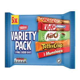 Nestle Variety Multipack Milk Chocolate Bars 218g NL34609 F