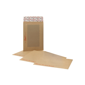 New Guardian C4 Envelope Board Backed Peel and Seal 130gsm Manilla 125 Pack 147297 F