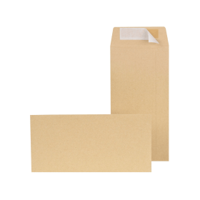 New Guardian Strong Pocket Envelopes Peel Seal 130gsm DL Manilla 500 Pack 103498 F