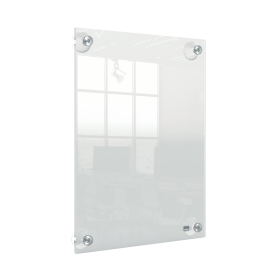 Nobo A4 Acrylic Wall Mounted Repositionable Poster Frame Clear 761696 F