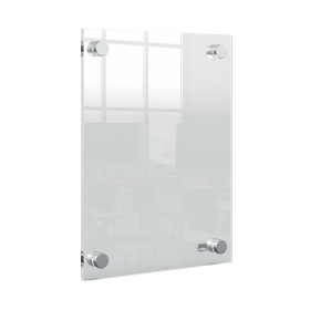 Nobo A5 Acrylic Wall Mounted Poster Frame Clear 761692 F