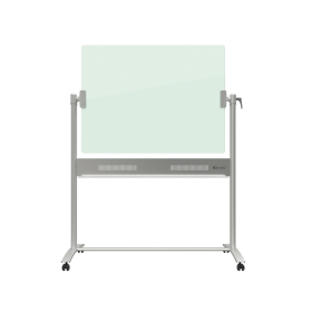 Nobo Diamond Mobile Magnetic Glass Board 1200mm x 900mm 462733 F