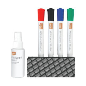 Nobo Dry Erase Whiteboard Accessory Starter Kit 459962 F