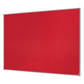 Nobo Essence Felt Notice Board 1800mm x 1200mm Red 446615 F