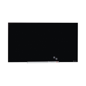 Nobo Impression Pro Glass Magnetic Whiteboard 1000mm x 560mm Black 476372 F