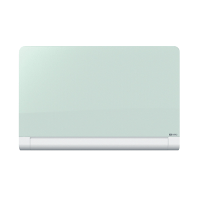 Nobo Impression Pro Glass Magnetic Whiteboard Concealed Pen Tray 1000mm x 560mm White 477039 F