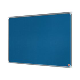Nobo Premium Plus Blue Felt Notice Board 1500mm x 1200mm 606601 F