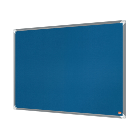 Nobo Premium Plus Blue Felt Notice Board 2400mm x 1200mm 606603 F