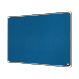 Nobo Premium Plus Blue Felt Notice Board 600mm x 450mm 606597 F