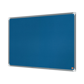 Nobo Premium Plus Blue Felt Notice Board 900mm x 600mm 606598 F