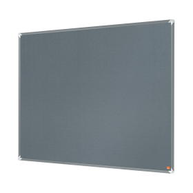 Nobo Premium Plus Grey Felt Notice Board 600mm x 450mm 606604 F