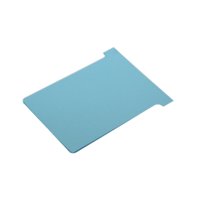 Nobo T Card Size 2 48mm x 85mm Light Blue 100 Pack 119193 F