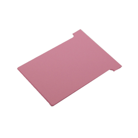 Nobo T Card Size 2 48mm x 85mm Pink 100 Pack 139301 F