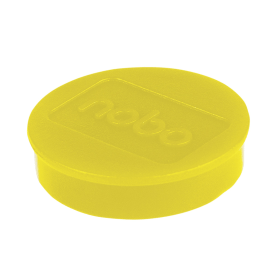 Nobo Whiteboard Magnets 38mm Yellow 10 Pack 610470 F