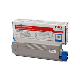 OKI 43865723 Cyan Toner Cartridge Original