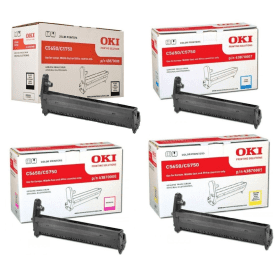 OKI 4387000 4 Drum Unit Multipack Original