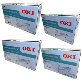 OKI 4650742 Multipack Full Set of 4 Drum Units Original