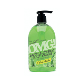 OMG Antibacterial Hand Wash Tea Tree and Aloe Vera 500ml 12 Pack 462156 F
