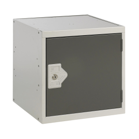 One Compartment Cube Locker 300x300x300mm Dark Grey Door MC00087 462290 F