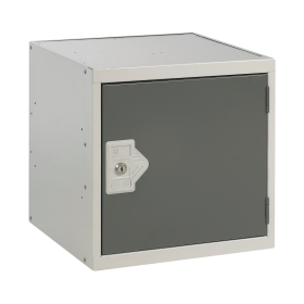 One Compartment Cube Locker 380x380x380mm Dark Grey Door MC00093 462296 F