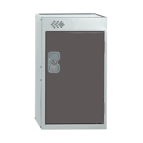 One Compartment Quarto Locker 300x450x511mm Dark Grey Door MC00081 462284 F