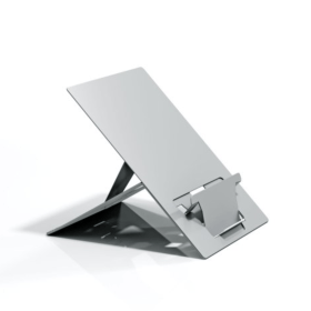Oryx evo W Specialised Ergonomic Oversized Laptop Stand with Document Holder Aluminium 774393 F
