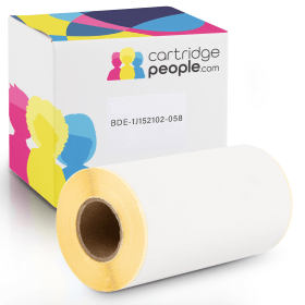 Own Brand Brother BDE 1J152102 058 White Pre Punched Label Roll 102mm x 152mm 85 Labels Cartridge People 43968 CP