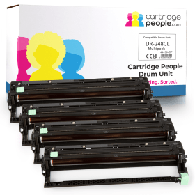 Own Brand Brother DR 248CL 4 Drum Kit Multipack Cartridge People 44439 CP