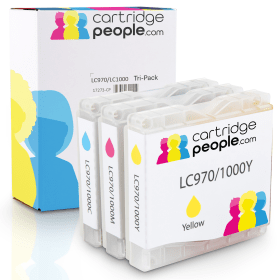 Own Brand Brother LC1000 Multipack Colour Set of 3 Ink Cartridges LC1000RBWBP Cartridge People 17273 CP