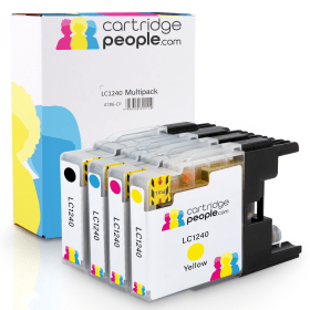 Own Brand Brother LC1240 Multipack Full Set of 4 Ink Cartridges LC1240VALBP Cartridge People 4786 CP