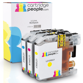 Own Brand Brother LC125XL High Capacity Multipack Colour Set of 3 Ink Cartridges LC125XLRBWBP Cartridge People 17251 CP