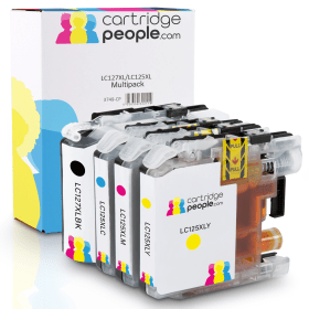 Own Brand Brother LC127XL LC125XL High Capacity Multipack Full Set of 4 Ink Cartridges LC127XLVALBP Cartridge People 3749 CP