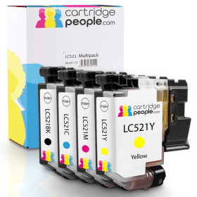 Own Brand Brother LC521 Multipack - Full Set of 4 Ink Cartridges (Cartridge People)