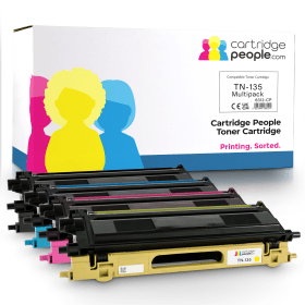 Own Brand Brother TN 135 High Capacity Multipack Full Set of 4 Toner Cartridges Cartridge People 6312 CP
