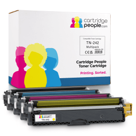 Own Brand Brother TN 242 Multipack Full Set of 4 Toner Cartridges Cartridge People 43635 CP