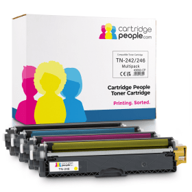 Own Brand Brother TN 242 TN 246 Multipack Full Set of 4 Toner Cartridges Cartridge People 43662 CP