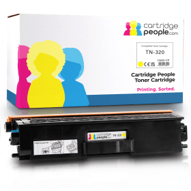 Own Brand Brother TN 320Y Yellow Toner Cartridge Cartridge People 13635 CP