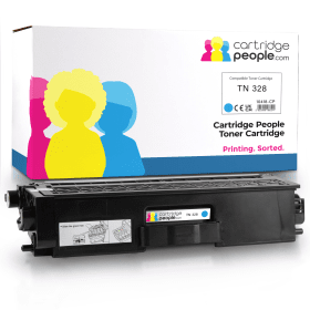Own Brand Brother TN 328C Cyan Extra High Capacity Toner Cartridge Cartridge People 10418 CP